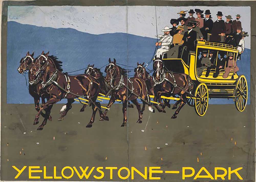 Yellowstone Park from Ludwig Hohlwein