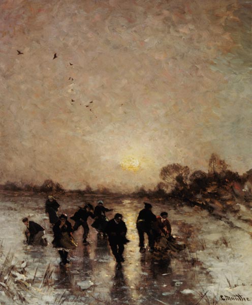 On the ice. from Ludwig Munthe