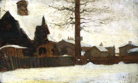 A Winter Scene from Ludwig Munthe