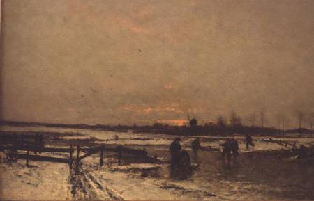 Winter Scene from Ludwig Munthe