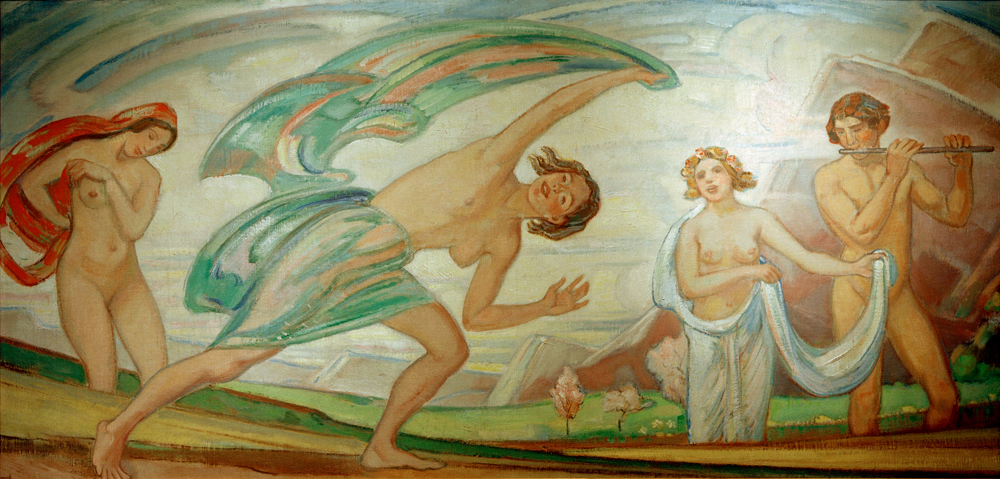 Frühling mit Tänzern from Ludwig von Hofmann