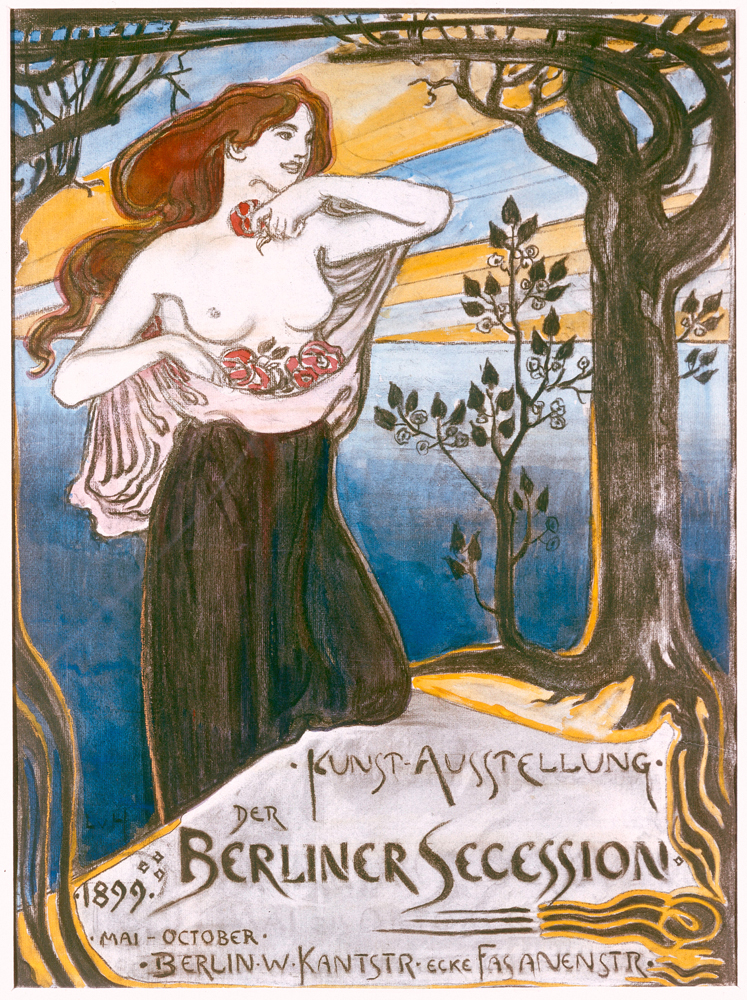 Plakat Berliner Sezession from Ludwig von Hofmann