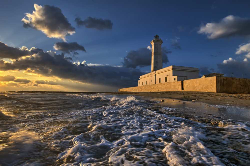 The lighthouse seen from the sea from Luigi Chiriaco