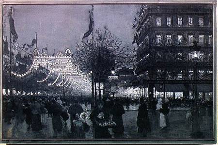 The Grands Boulevards, Paris from Luigi Loir