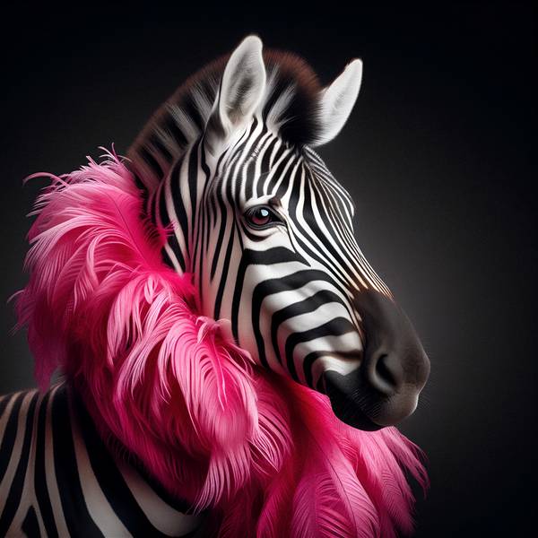 Trendy zebra from Luigi M. Verde