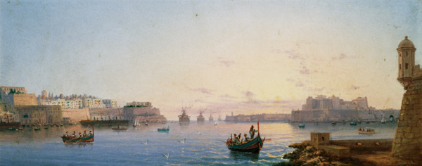 The Grand Harbour, Valletta from Luigi Maria Galea