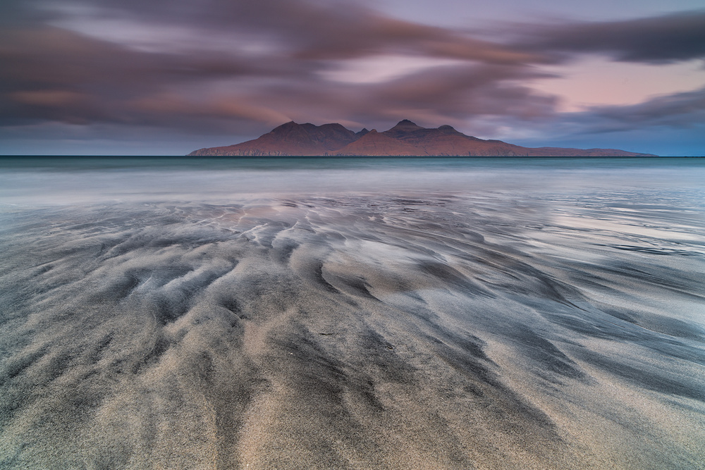 Colourful sunrise at Laig Bay from Luigi Ruoppolo