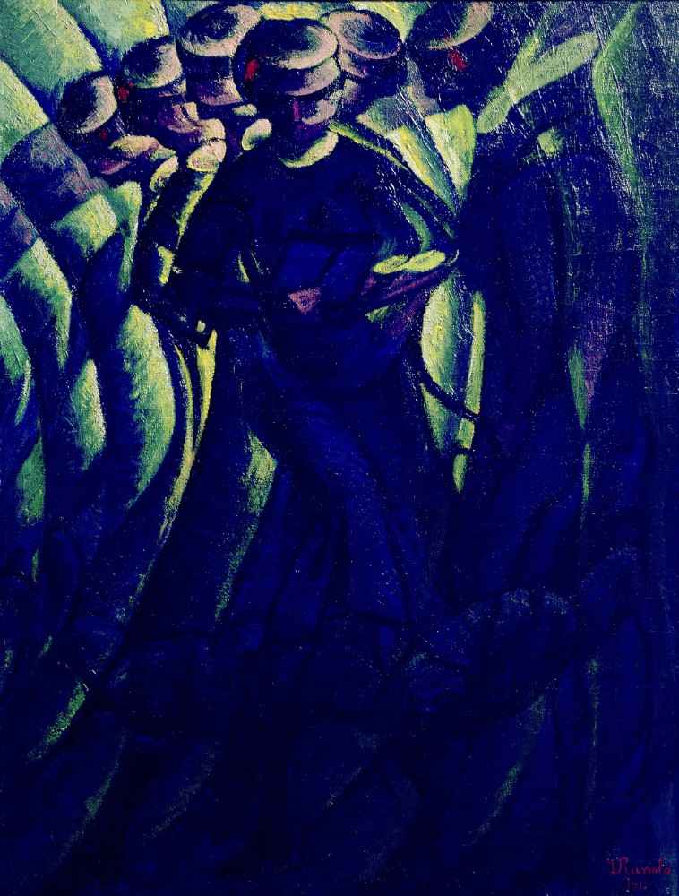 Synopsis of a Womans Movements from Luigi Russolo