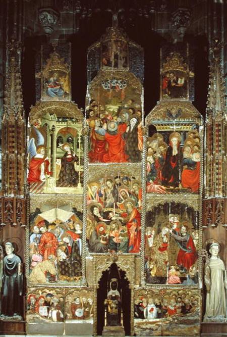 Altarpiece of the Virgin from Luis Borrassá
