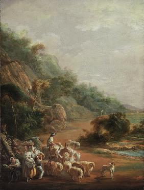 Scene with Villagers