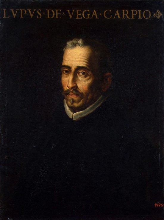 Portrait of the Poet Félix Lope de Vega (1562-1635) from Luis Tristan de Escamilla