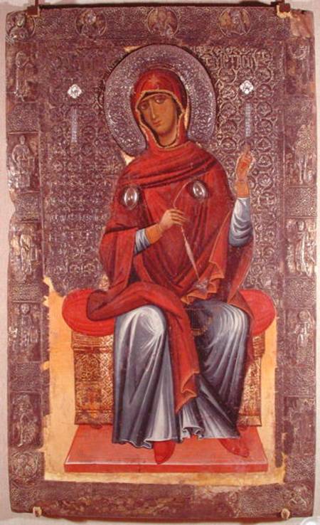 Virgin Mary, from the Annunciation from Macedonian School