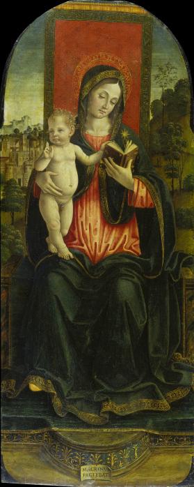 Madonna and Child Enthronend
