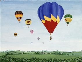 Ballooning over the Cotswolds 