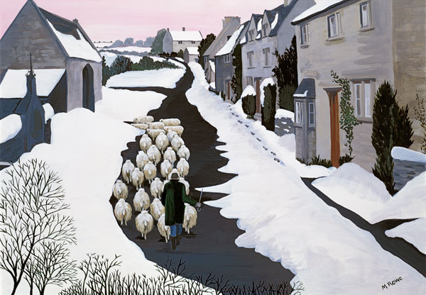 Whittington in winter  from  Maggie  Rowe