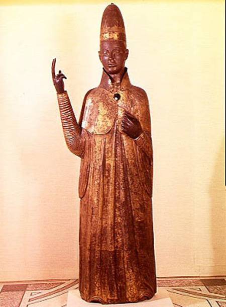 Statue of Pope Boniface VIII (1235-1303) from Manno  di Bandino