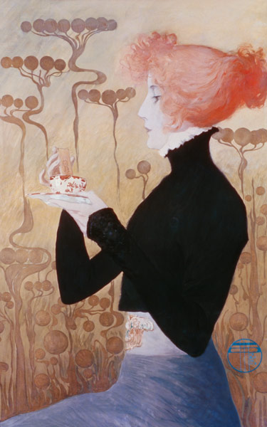 Portrait of Sarah Bernhardt from Manuel Orazi
