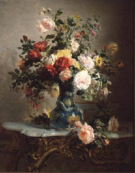 Vase of Roses and Other Flowers from Marc-Laurent Bruyas