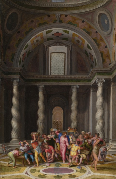 The Purification of the Temple from Marcello Venusti