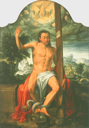Christ as a triumphator from Marcus Gheeraerts d. Ä.
