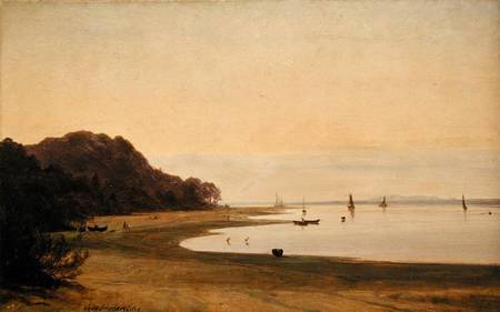 The shore of the Elbe from Marcus Johann Haeselich