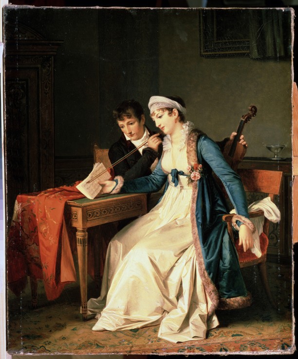 The Music Lesson from Marguerite Gérard