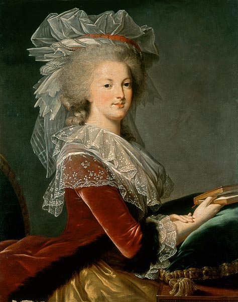 Portrait of the queen Marie Antoinette - Marie Elisabeth-Louise Vigée-L as  art print or hand painted oil.