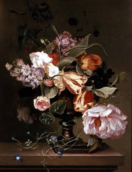 Still life with flowers from Marie Geertruida Snabille