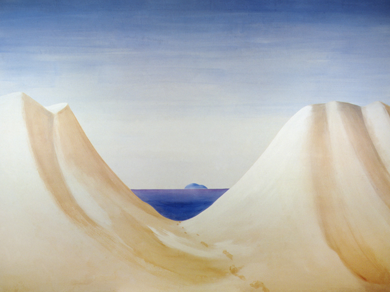 Les Dunes, 1987 (acrylic on canvas)  from Marie  Hugo