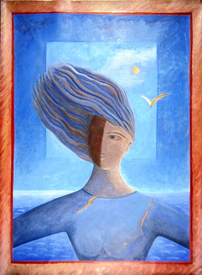 Zoe de la Mer, 1993 (oil on paper)  from Marie  Hugo