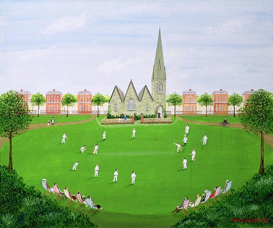 Cricket on Blackheath, 1993  from Mark  Baring