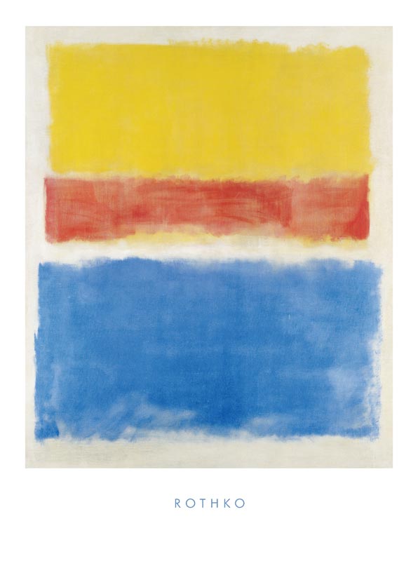 Untitled (Yellow-Red and Blue) from Mark Rothko