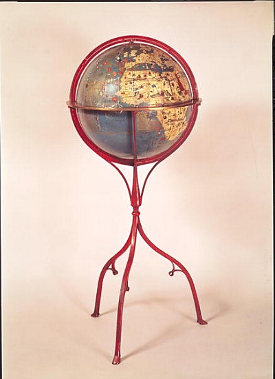 Terrestrial Globe, showing the Indian Ocean, made in Nuremberg, 1492 (see also 158163 and 158166) from Martin Behaim