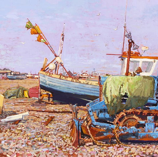 Clear Blue Day (Aldeburgh Beach) 2006 (oil on canvas)  from Martin  Decent