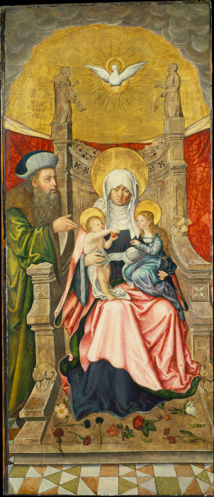 Saint Anne with the Virgin and Child, and Joachim from Martin Kaldenbach