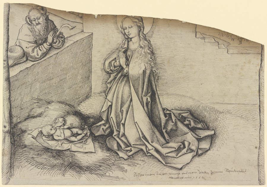 The Nativity from Martin Schongauer