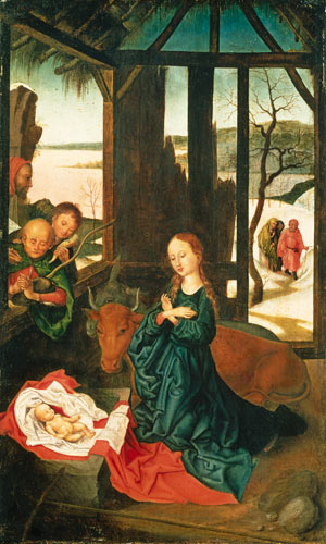 The birth Christi. from Martin Schongauer (Umkreis)