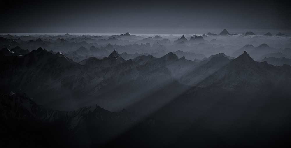 Sunrise over the Karakoram from Martin Van Hoecke