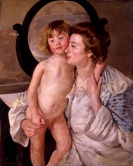 Mother and Boy from Mary Cassatt