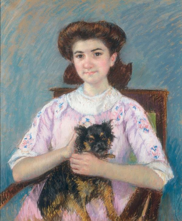 Portrait de Marie-Louise Durand-Ruel from Mary Cassatt