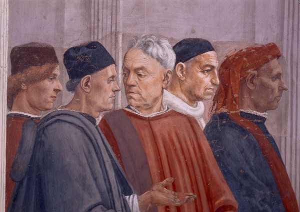 Theophilus, Detail from Masaccio