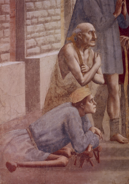 Peter Healing.. from Masaccio