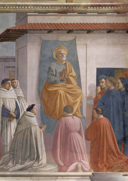Peter in Cathedra from Masaccio