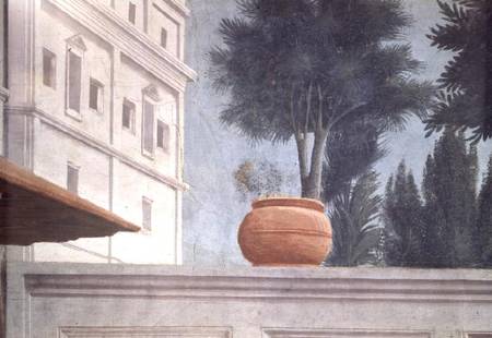 The Raising of the Son of Theophilus, King of Antioch (Detail of the View over the Courtyard Wall) from Masaccio