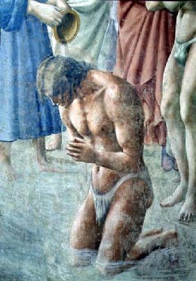 St. Peter Baptising the Neophytes (Detail of the neophyte)