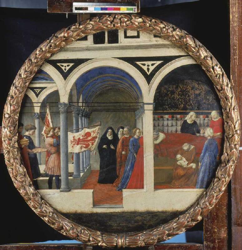 Lying-in of a Florentinerin from Masaccio