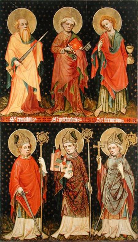 Six Saints from Master of the Holy Barefoot Altarpiece