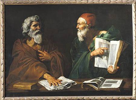 The Philosophers from Master of the Judgment of Solomon