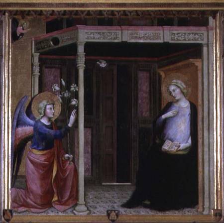 The Annunciation from Master of the Straus Madonna