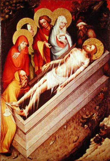 The Entombment, detail from the Trebon Altarpiece from Master of the Trebon Altarpiece